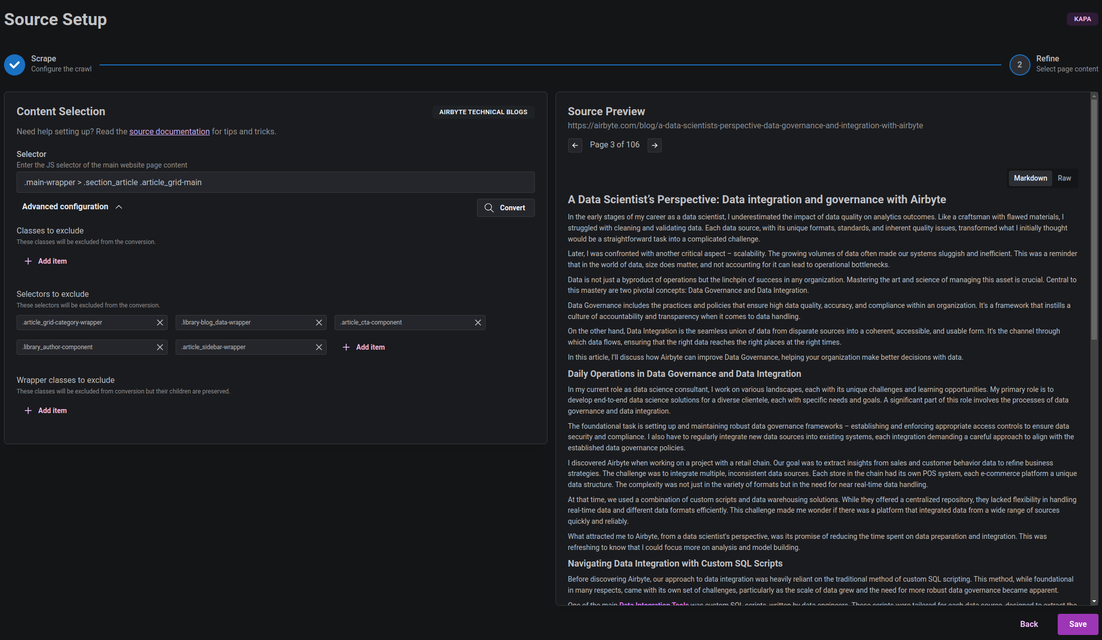 Airbyte Technical Blogs Parsing