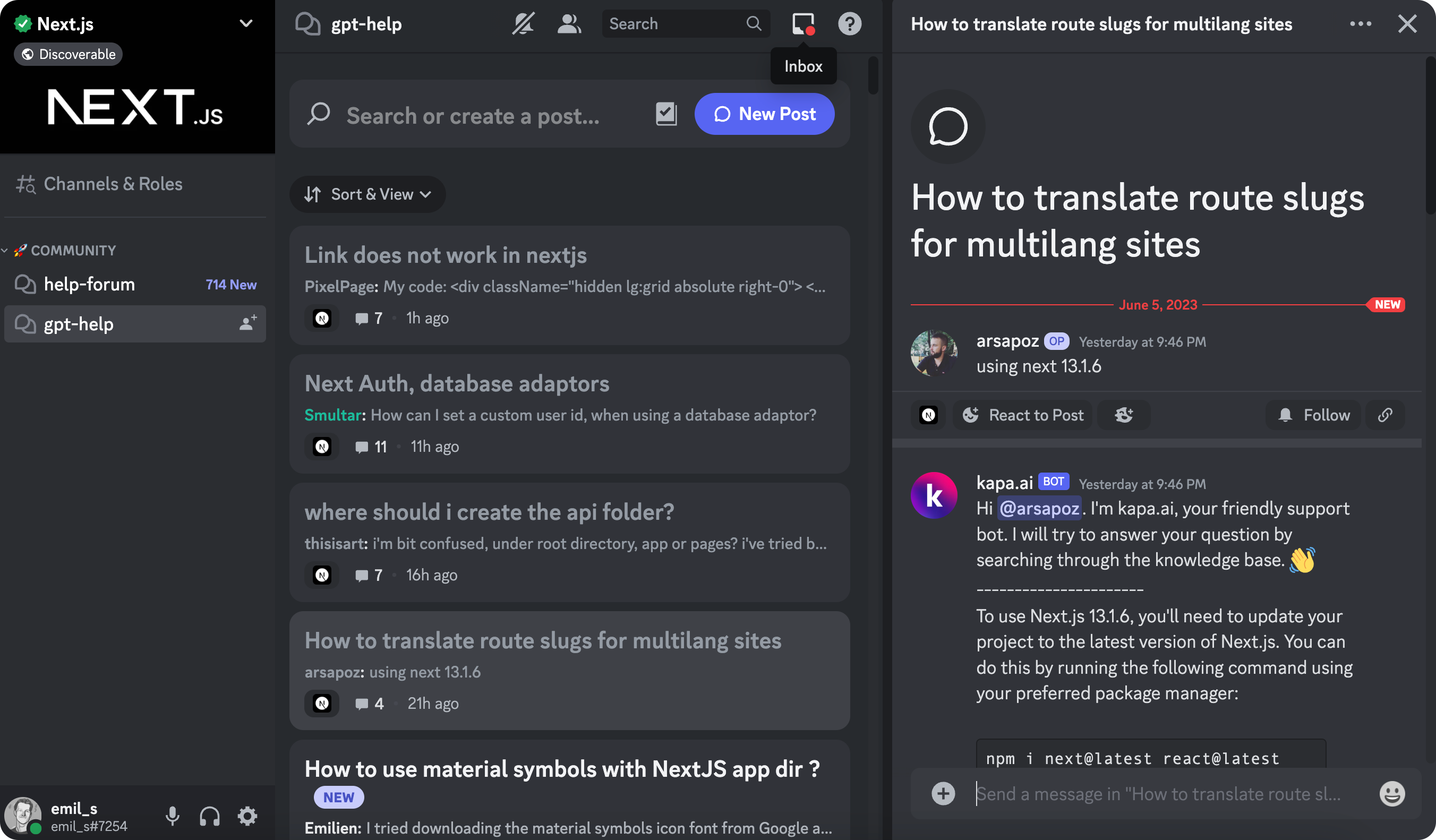 Discord Bot | kapa.ai docs