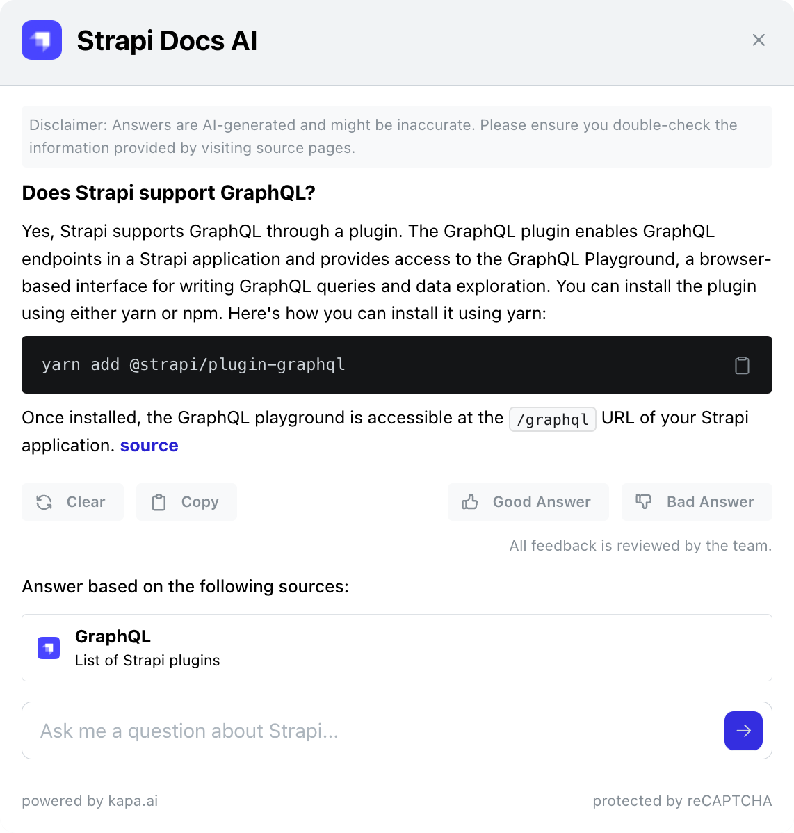 Strapi Integration